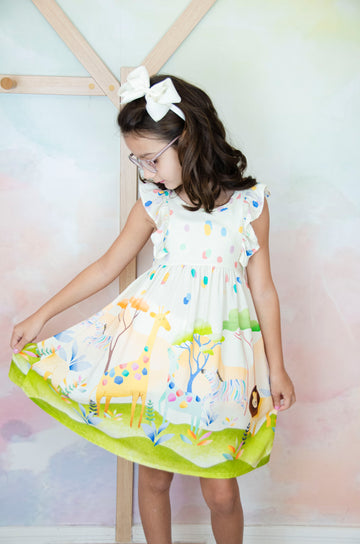 Vestido Cristais do Safari